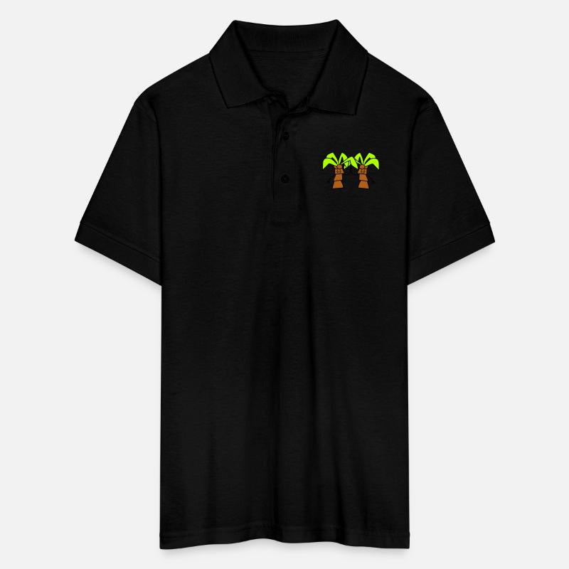 2 Funny Cute Palm Friends Greeting Comic Face Team