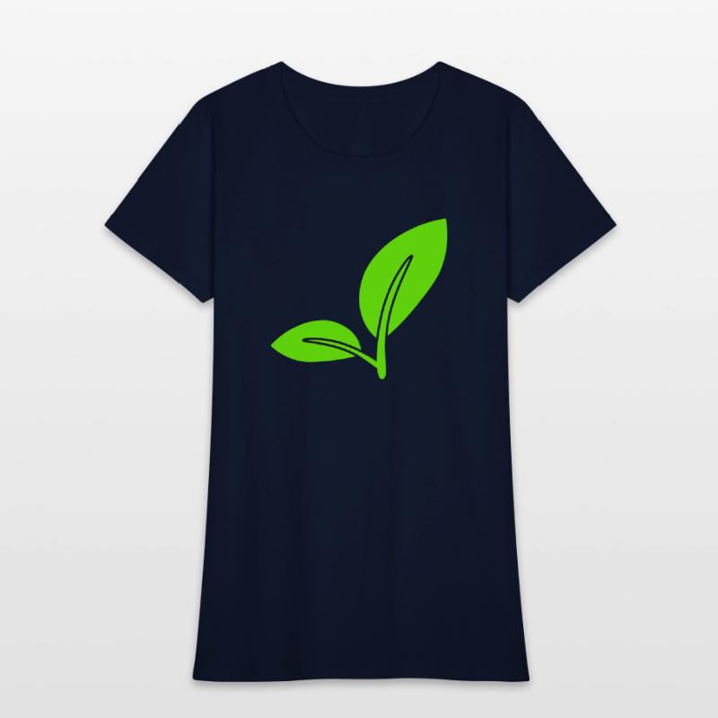 2 Green Beautiful Leaves Eco Spring Summer Nature