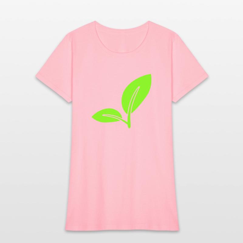 2 Green Beautiful Leaves Eco Spring Summer Nature