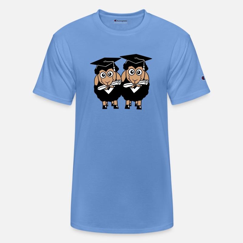 2 Sheep Graduated College Abi Two Student Team Fun