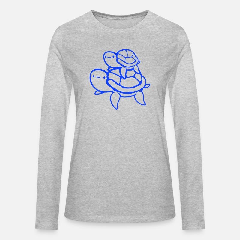 2 turtles child dad mom father mother family cute