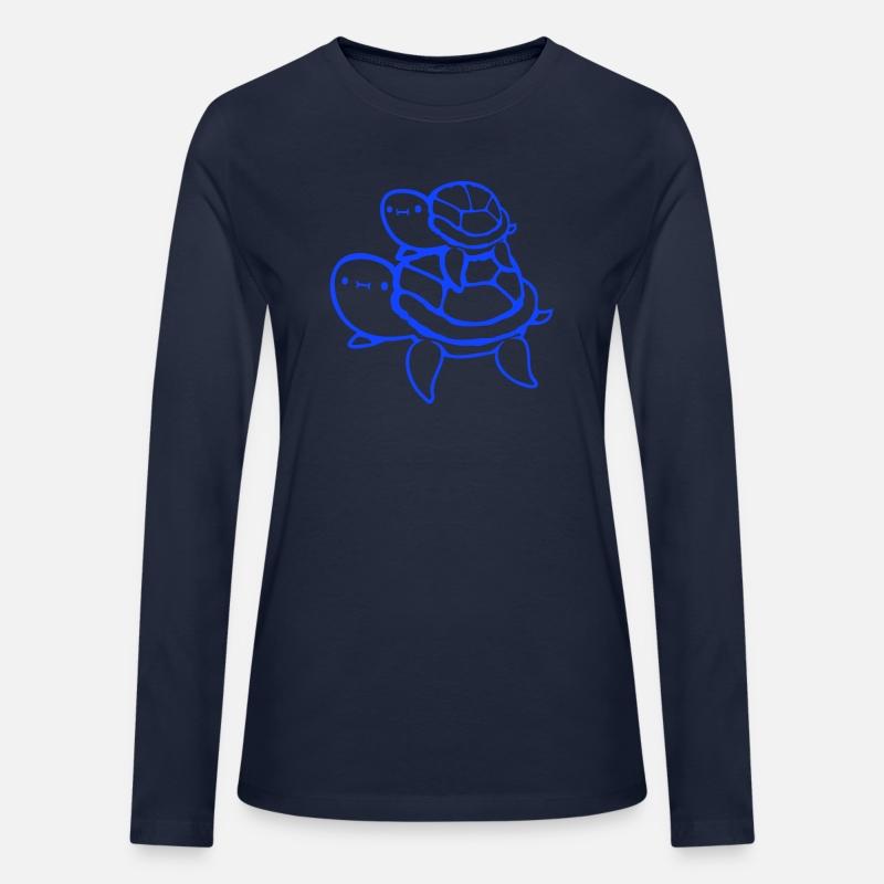 2 turtles child dad mom father mother family cute