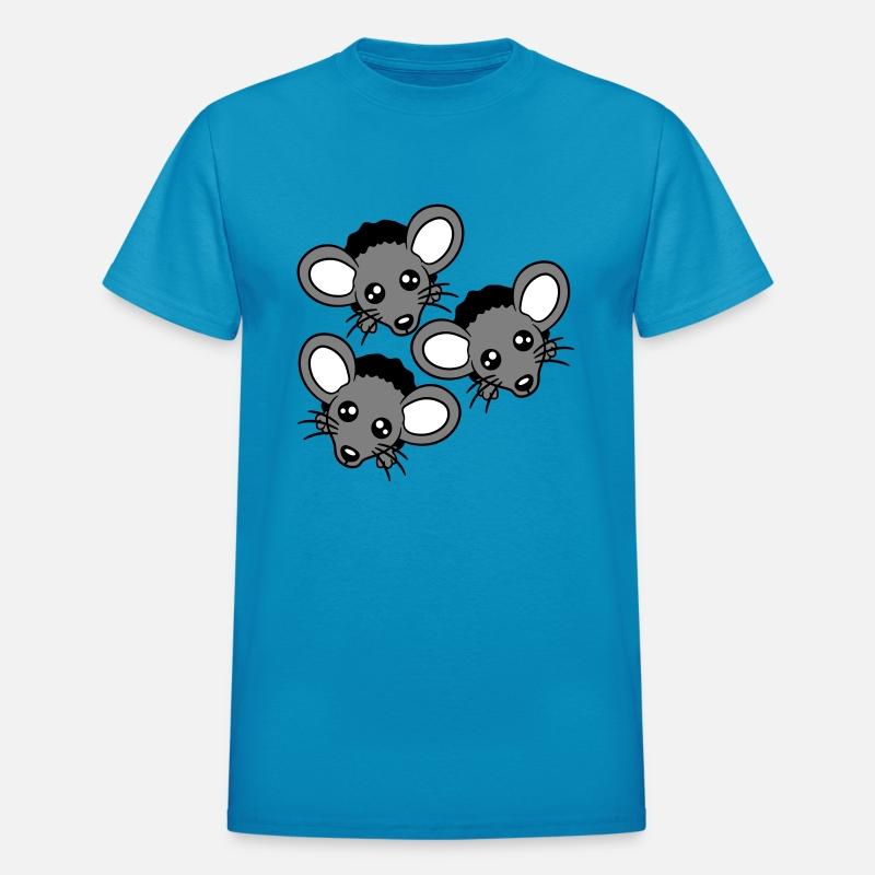 3 Mice Wall Hole Mouse Three Friends Team Crew Fun