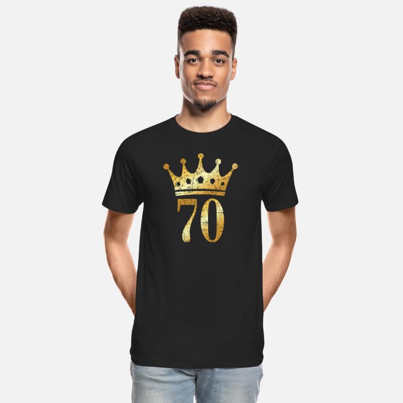 70th Birthday & Anniversary Crown (Golden-Yellow)