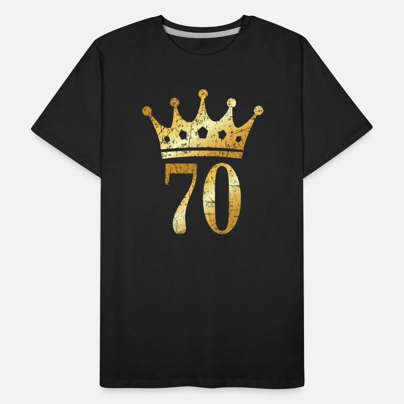 70th Birthday & Anniversary Crown (Golden-Yellow)