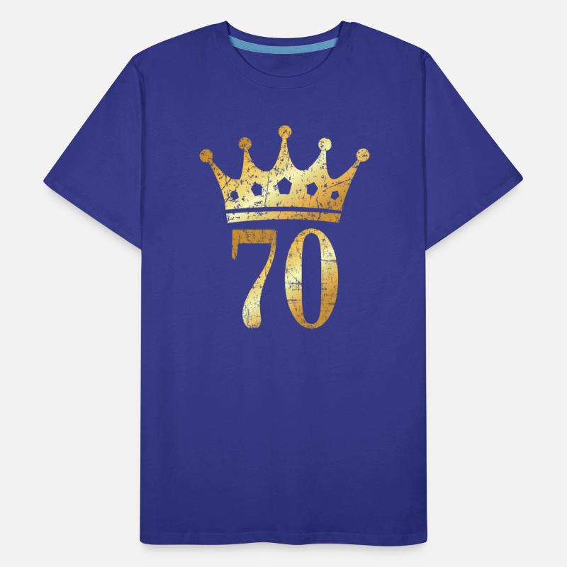70th Birthday & Anniversary Crown (Golden-Yellow)