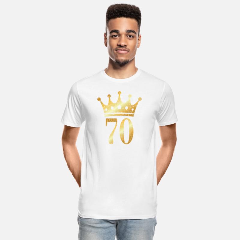 70th Birthday & Anniversary Crown (Golden-Yellow)