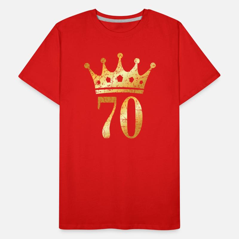 70th Birthday & Anniversary Crown (Golden-Yellow)