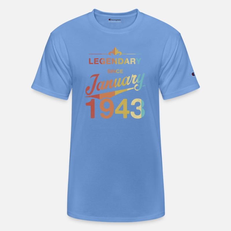 80th Birthday 80 Year Old Born January 1943 Gift