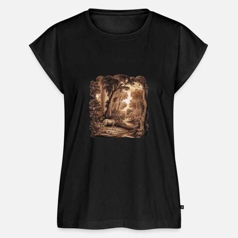 A Deer is Running in the Forest