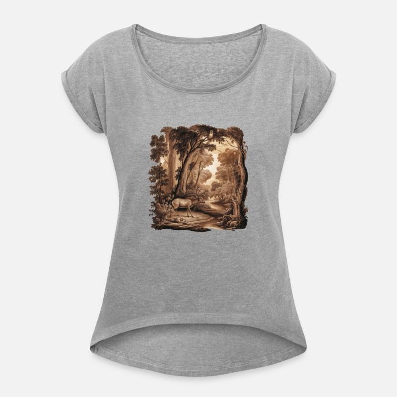 A Deer is Running in the Forest