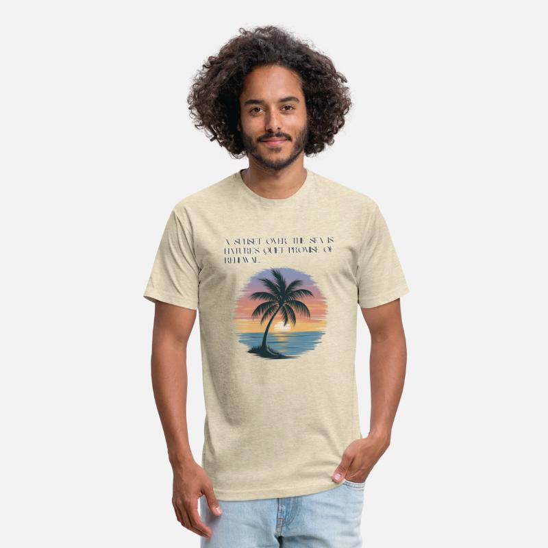 A sunset over the sea is nature’s