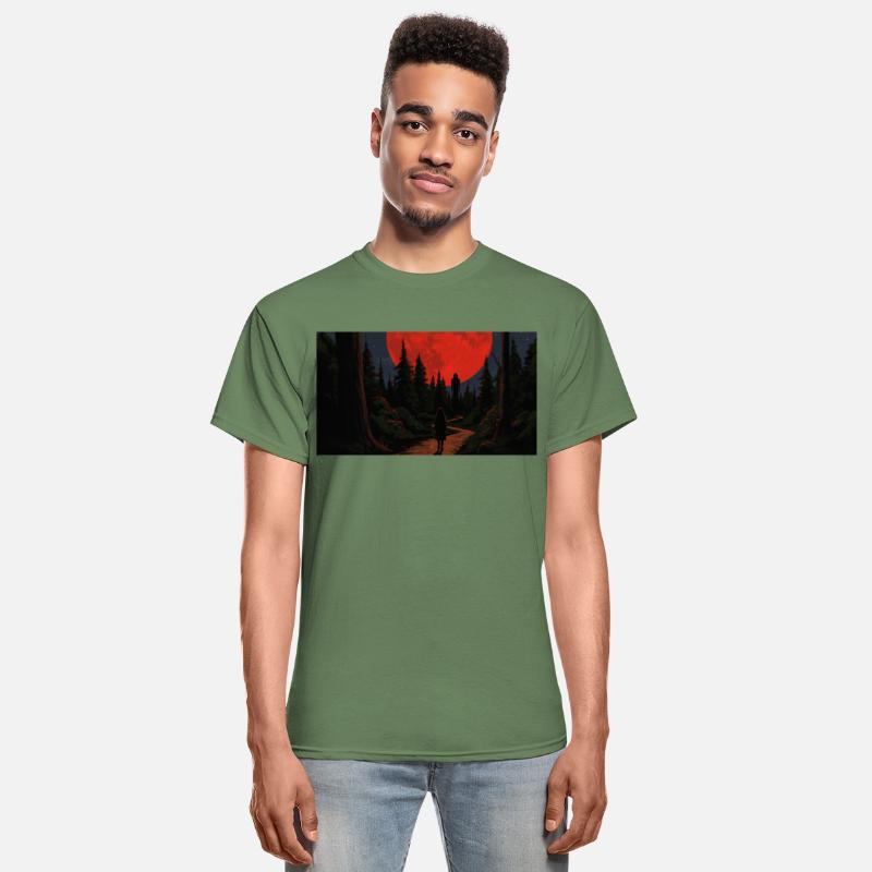 A vintage-style horror movie poster illustration,