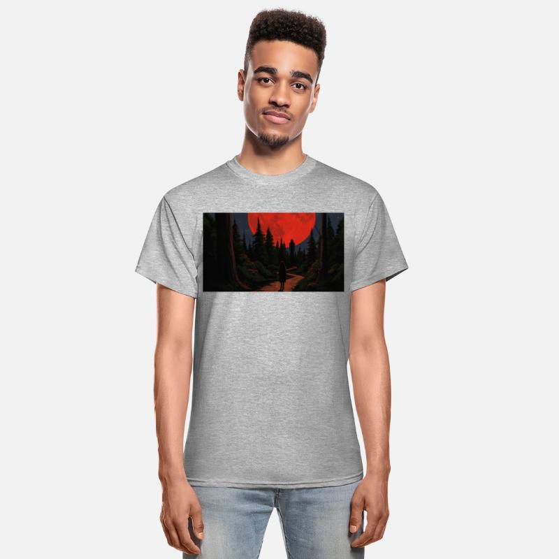 A vintage-style horror movie poster illustration,