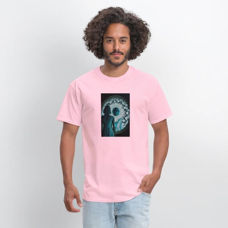 A woman that is standing in front of a mirror