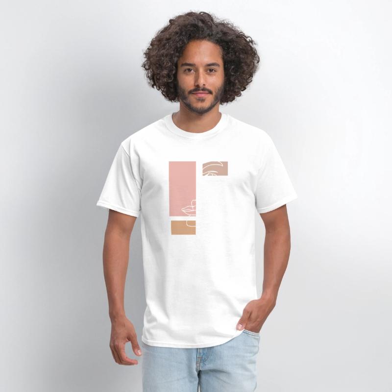 Abstract Face Line Drawing Aesthetic Top