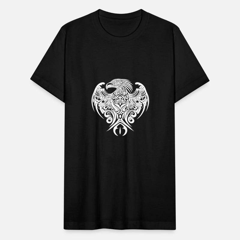 Adler Tribal Logo Elegant Tattoo Style