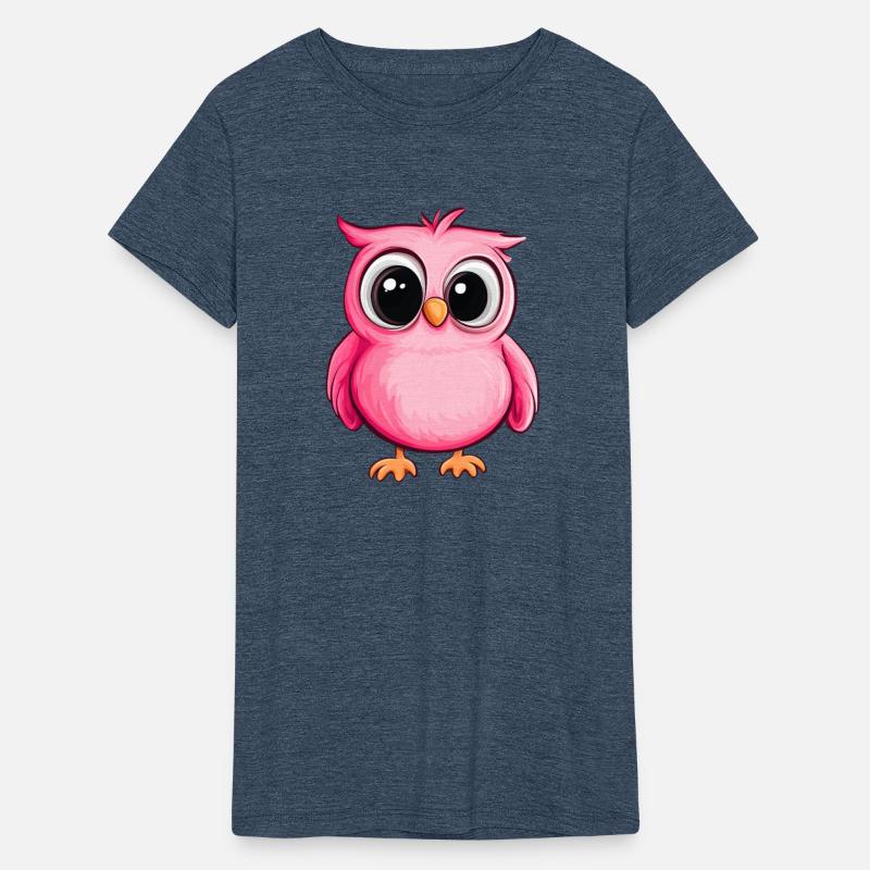 Adorable pink owl