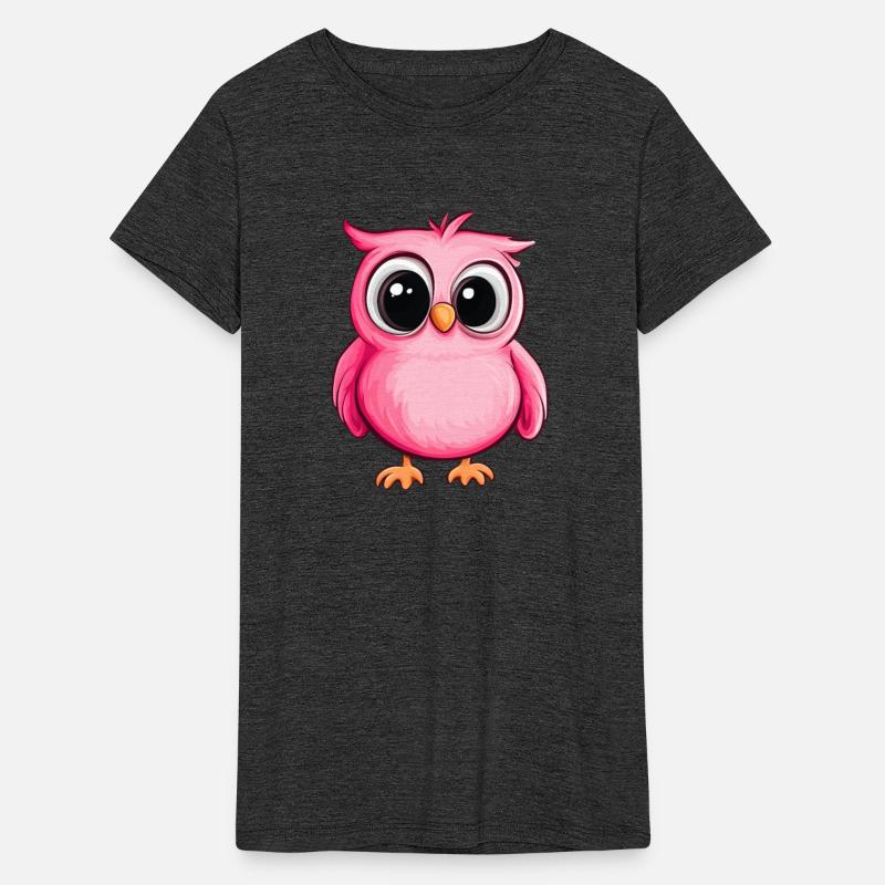 Adorable pink owl