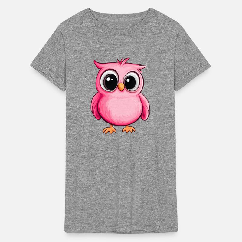 Adorable pink owl