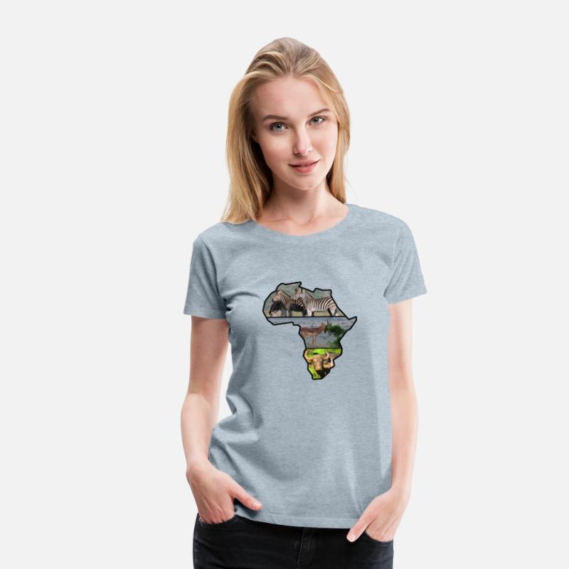 Africa Wildlife Continent Collage