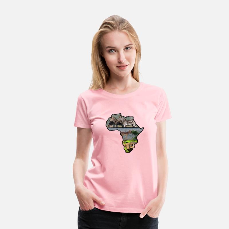 Africa Wildlife Continent Collage