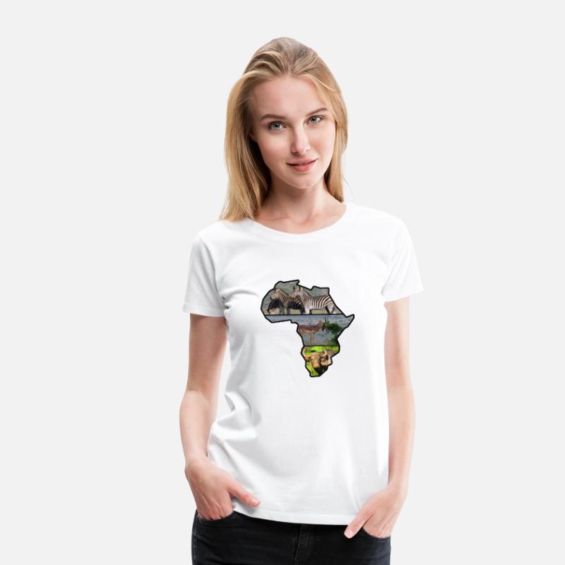 Africa Wildlife Continent Collage