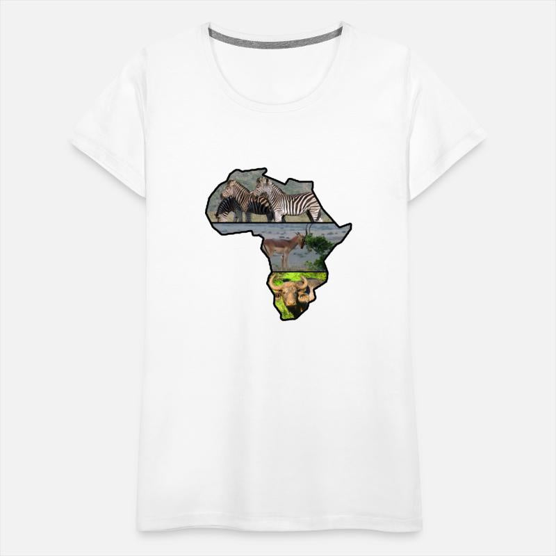 Africa Wildlife Continent Collage