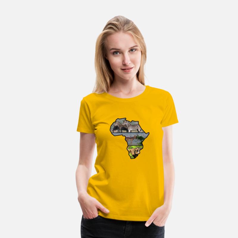 Africa Wildlife Continent Collage