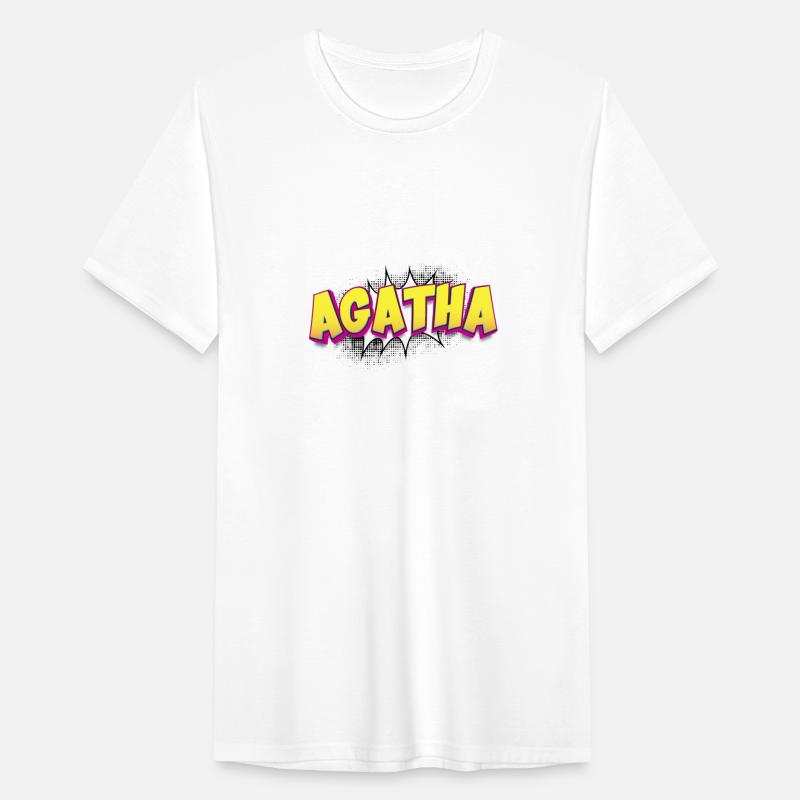 Agatha Custom Name Comic Book Style Pop Art,
