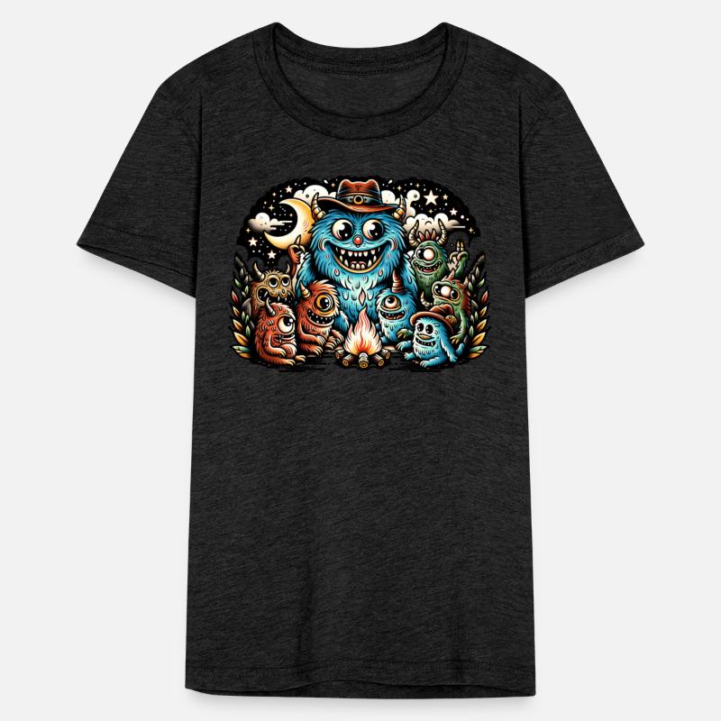 AI Fuzzy Creatures By The Campfire