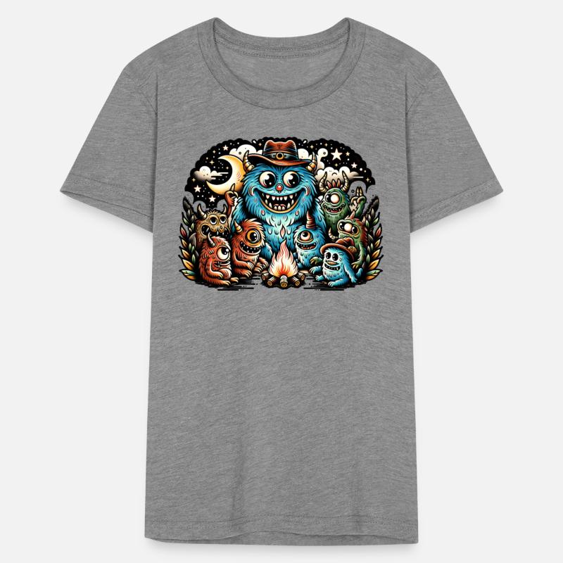 AI Fuzzy Creatures By The Campfire