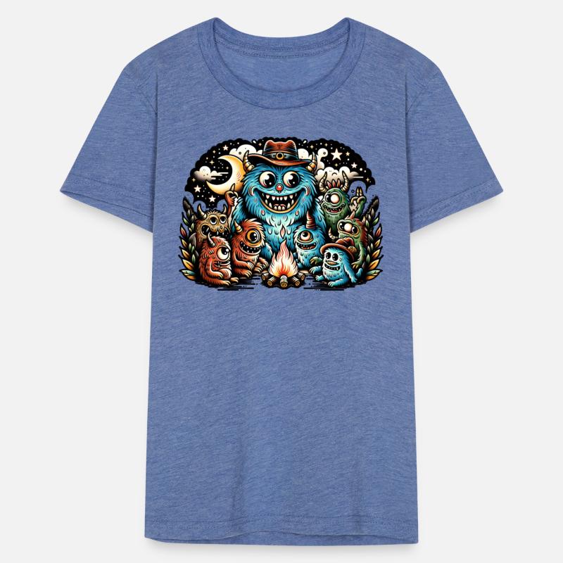 AI Fuzzy Creatures By The Campfire