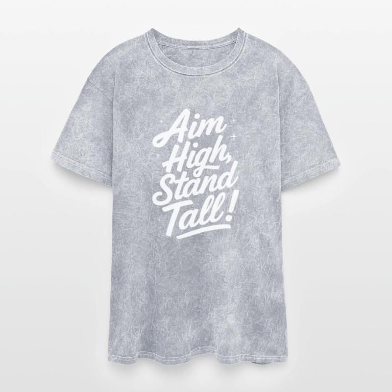 Aim High Stand Tall Motivational Quote