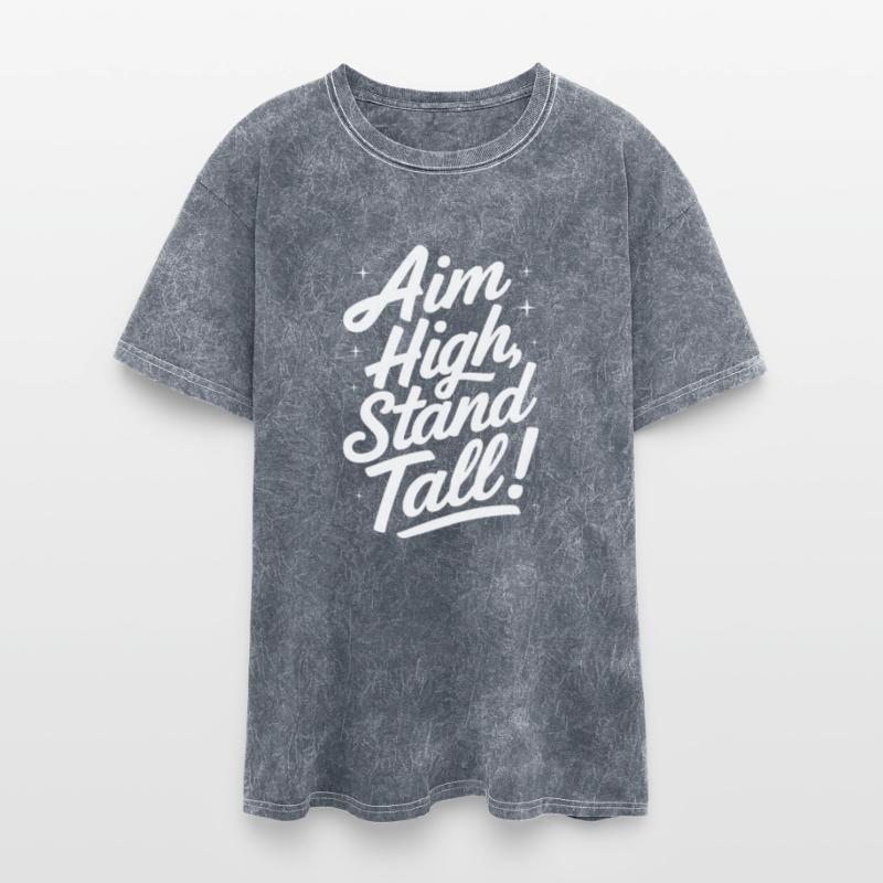 Aim High Stand Tall Motivational Quote