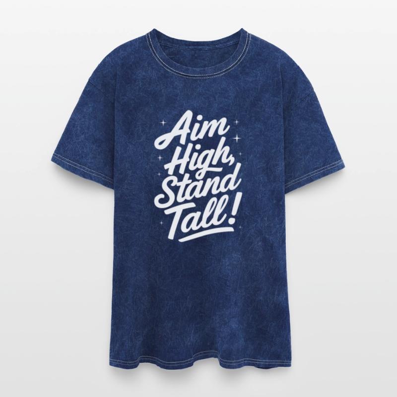 Aim High Stand Tall Motivational Quote