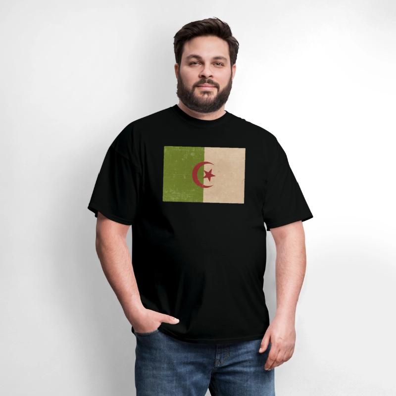 Algerian grunge flag