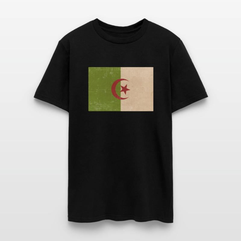 Algerian grunge flag