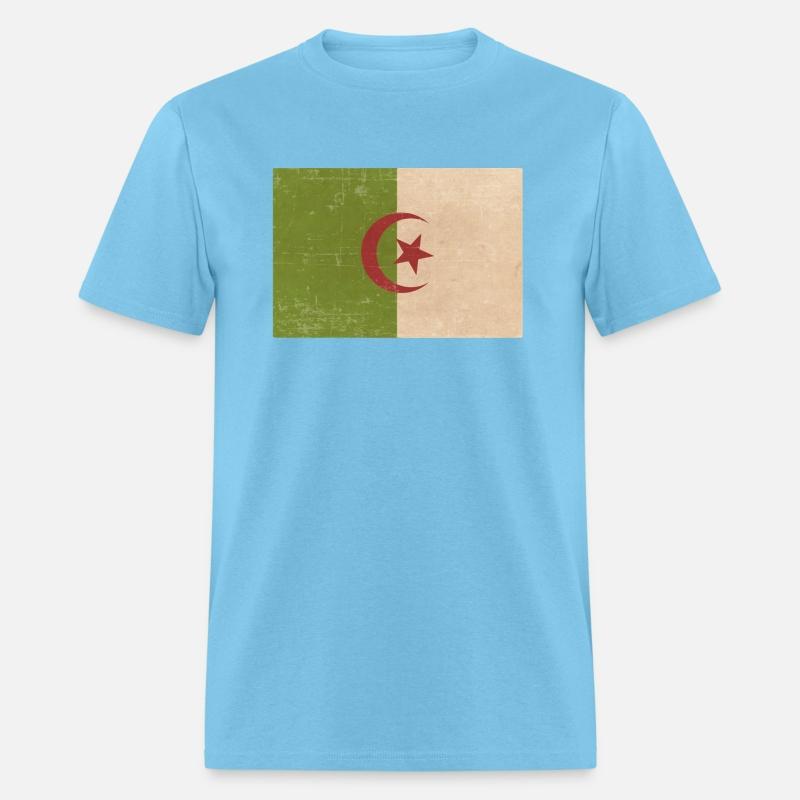 Algerian grunge flag