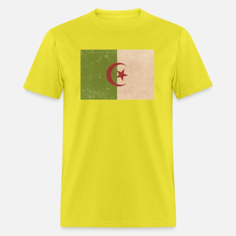 Algerian grunge flag