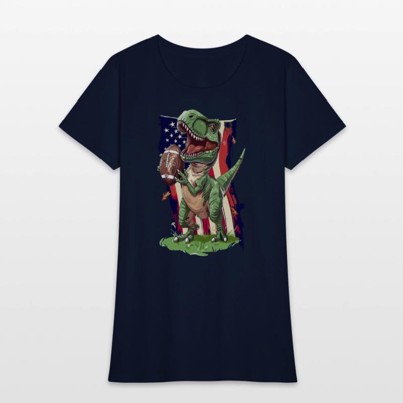 American Football Patriot Trex Dinosaur