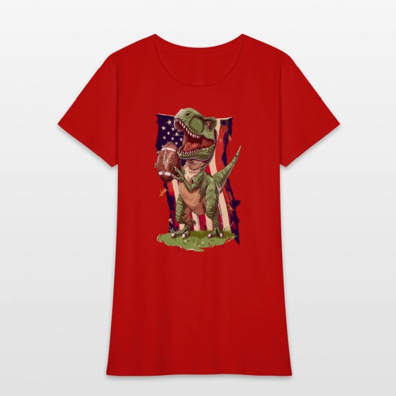 American Football Patriot Trex Dinosaur