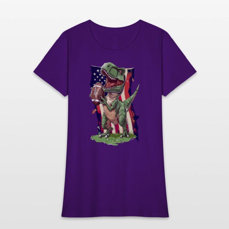 American Football Patriot Trex Dinosaur