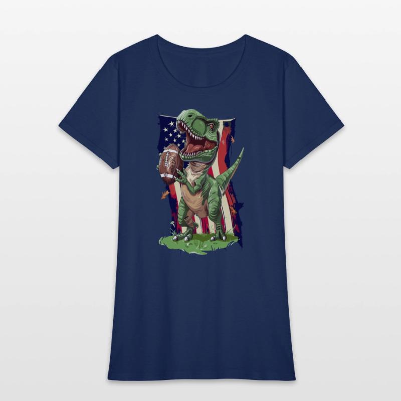 American Football Patriot Trex Dinosaur