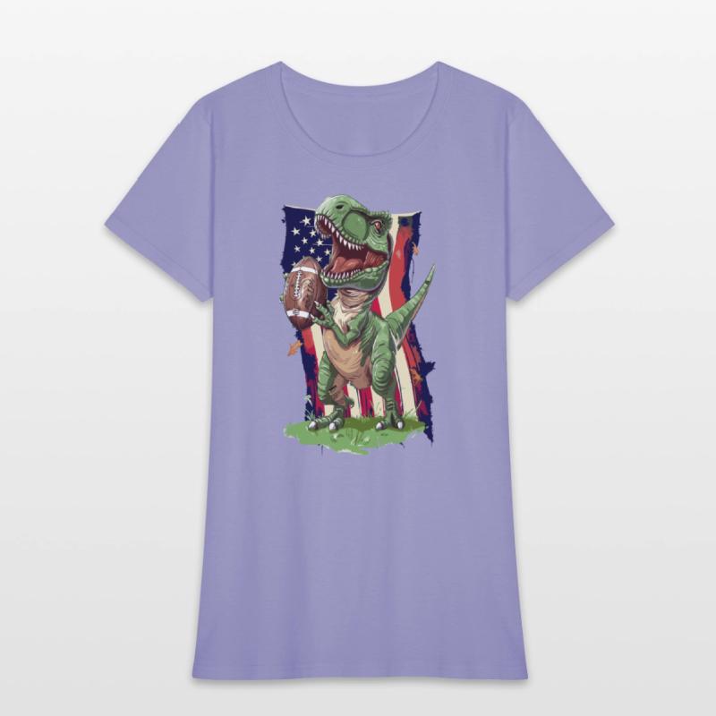 American Football Patriot Trex Dinosaur