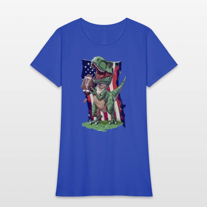 American Football Patriot Trex Dinosaur
