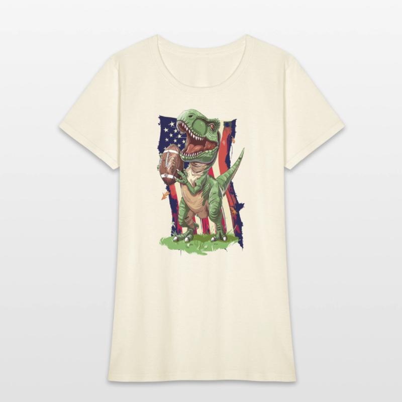 American Football Patriot Trex Dinosaur