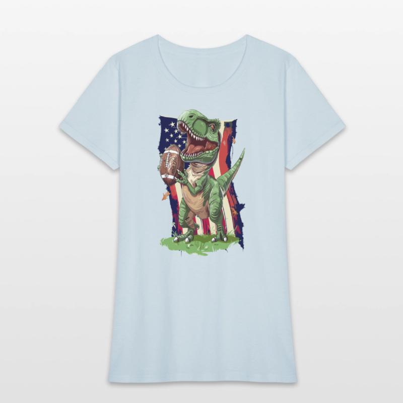American Football Patriot Trex Dinosaur