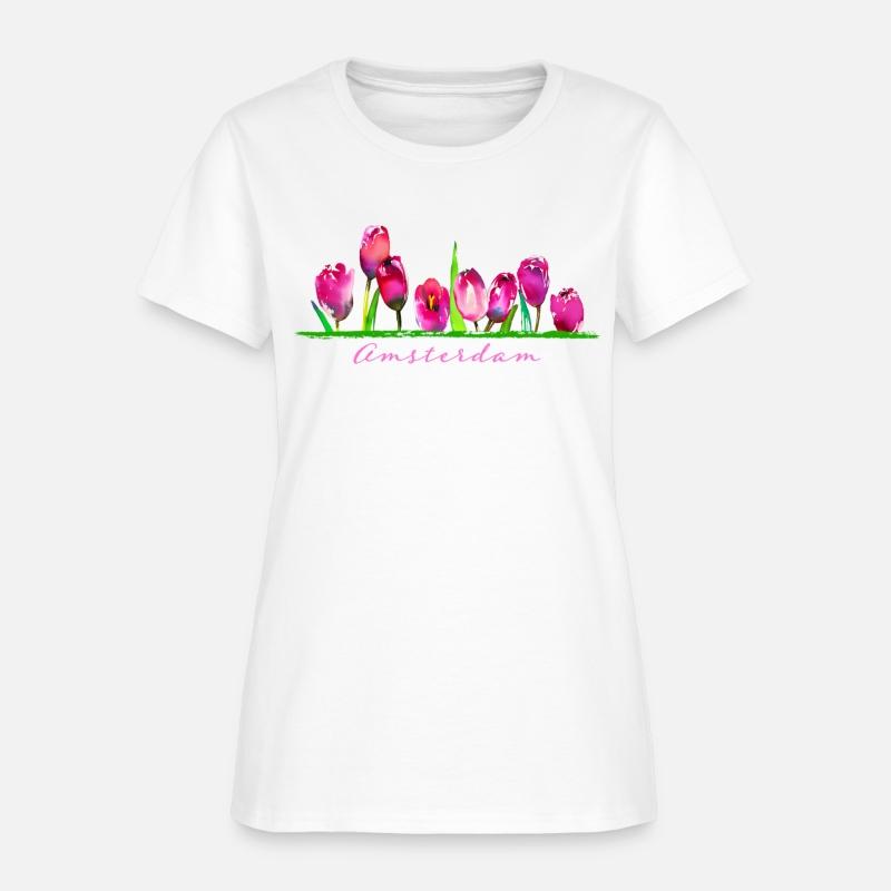 Amsterdam Tulip Flower Watercolor Gardener