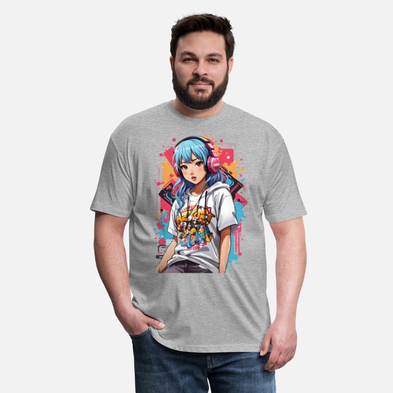 Anime kawaii girl urban style